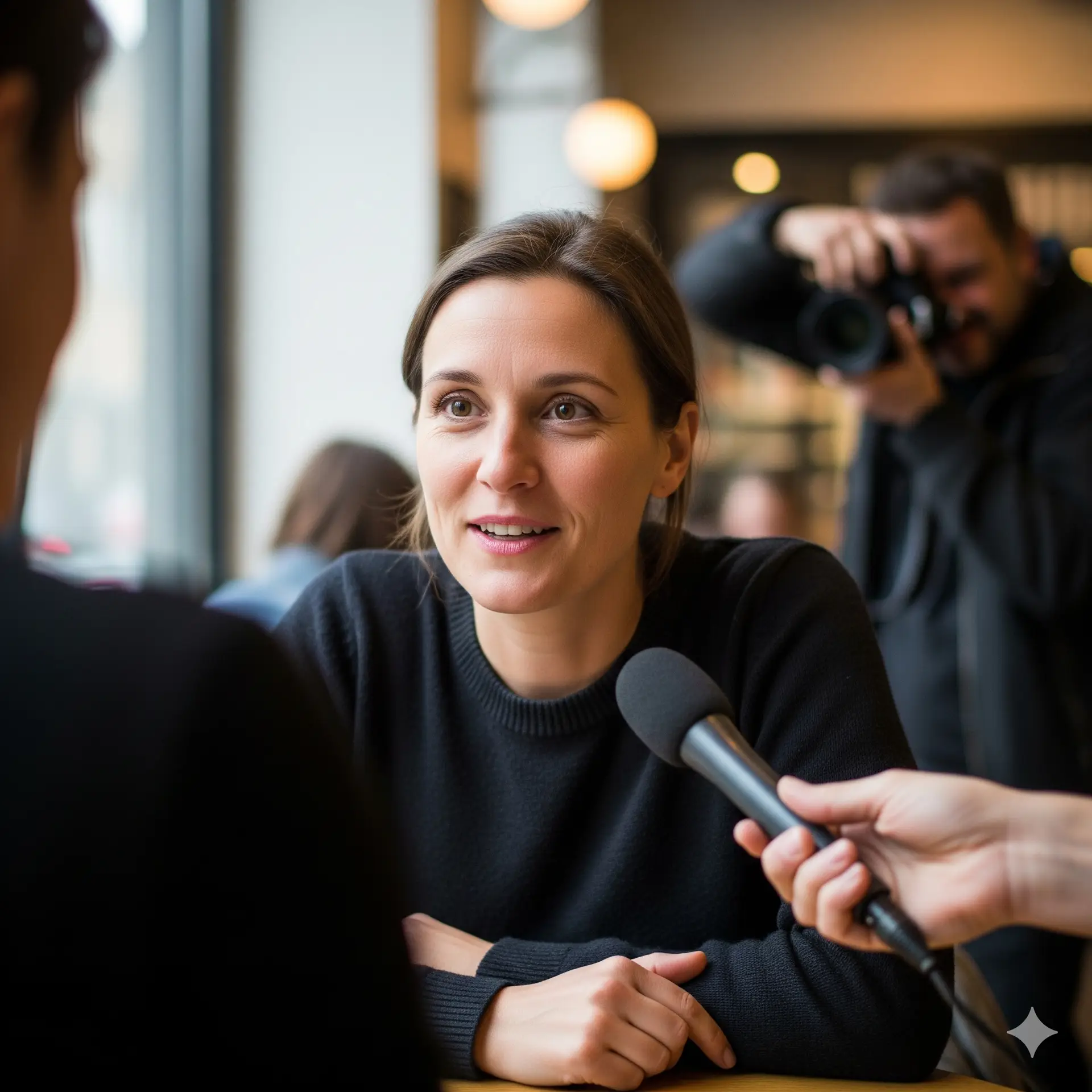 adhérent pour un reportage