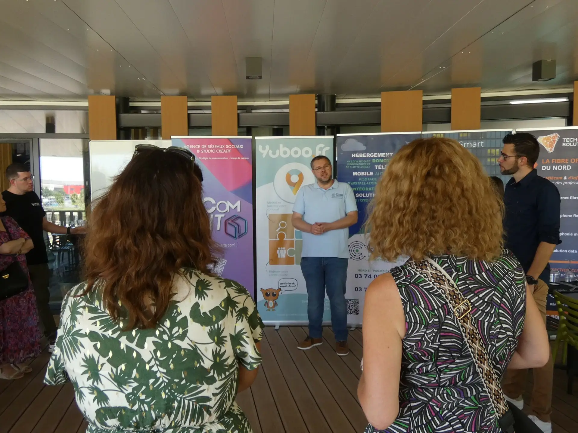 Adrein BRASSELET pendant une rencontre